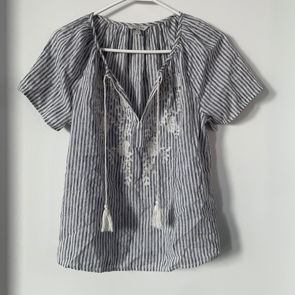 Lucky Brand Tops - Embroidered Boho Tunic